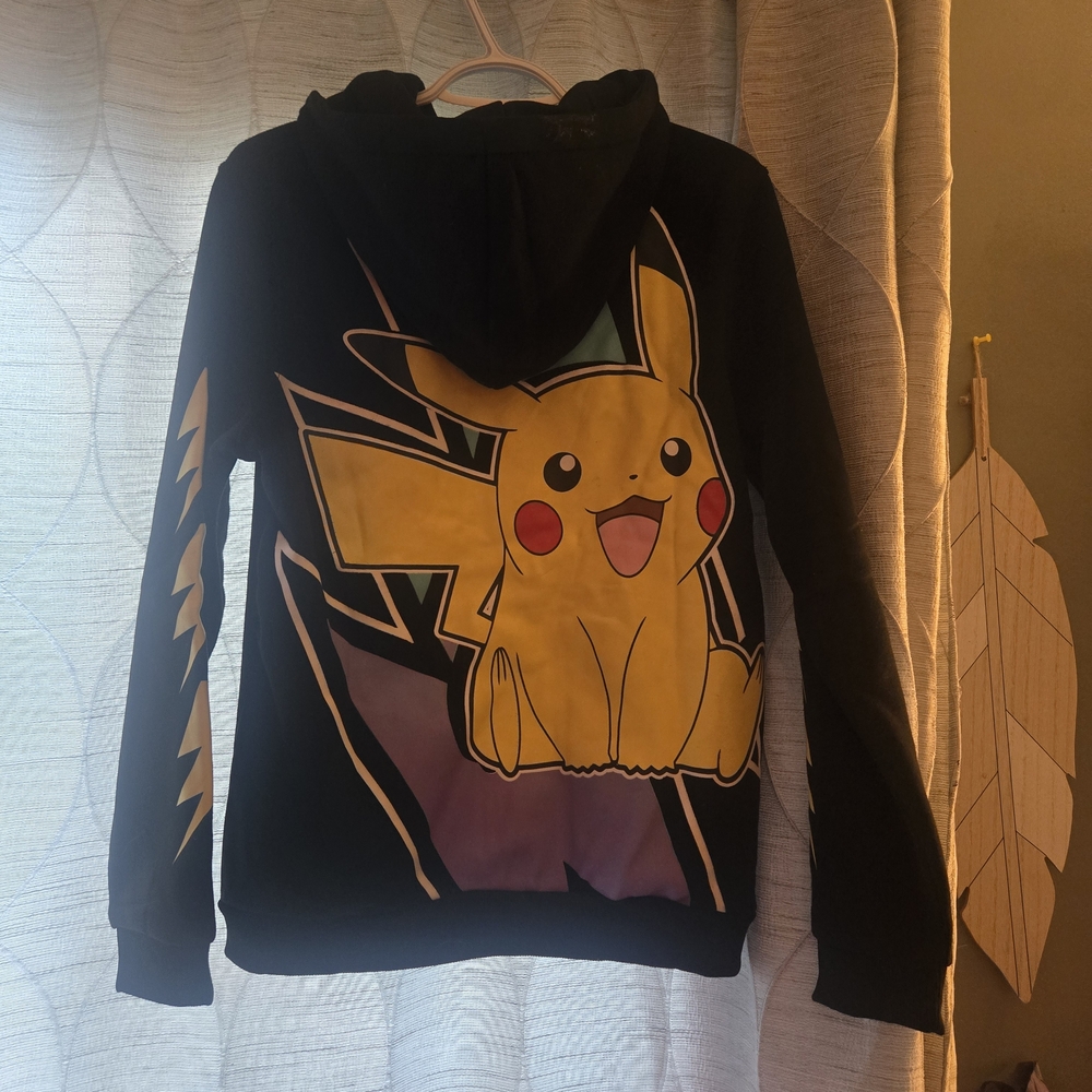 NWOT Pokemon Licensed Hoodie with Pikachu YXL